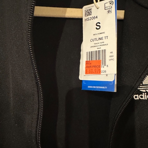 Adidas Zip-Up Sweatshirt - Picture 4 of 7